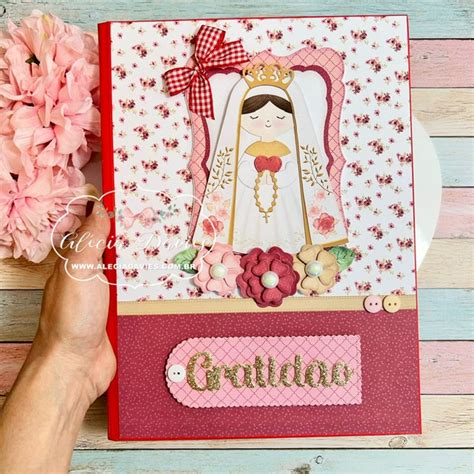 ARTE CADERNO NOSSA SENHORA DE FÁTIMA