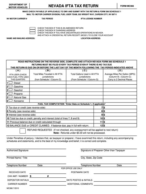 NV DMV MC366 2010 - Fill out Tax Template Online | US Legal Forms