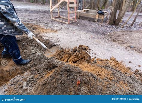 A Shovel Digging Into Pile Stock Image 26157655