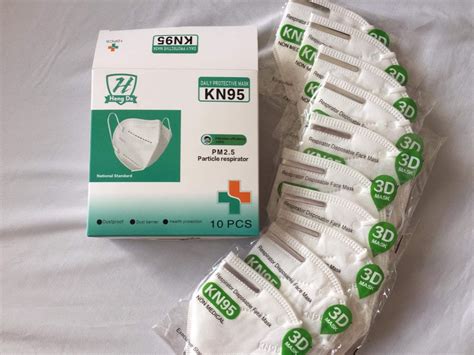 Heng De KN95 Daily Protective 3D Mask 10 Pcs Per Box Health