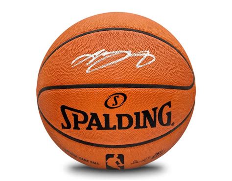 Palla Da Basket Ufficiale Spalding Nba Firmata Da Lebron James