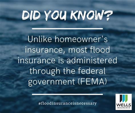 flood is FEMA | Wells Insurance