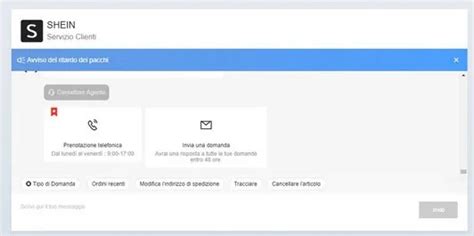 SHEIN Numero Verde E Contatti Servizio Assistenza Clienti