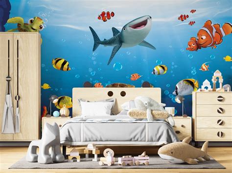 Under Water Fish Nemo Wall Mural for Kids