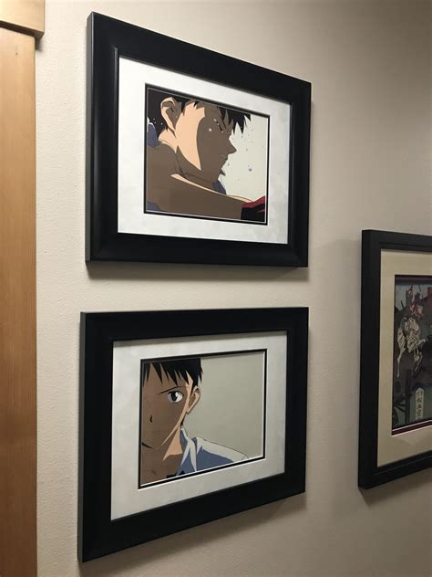 Got these cels framed :) one day I’ll own a cel of Unit 01 : r/evangelion