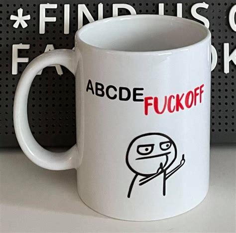 Abcde Fuck Off Coffee Mug Spend With Us Buy From A Bush Business Marketplace