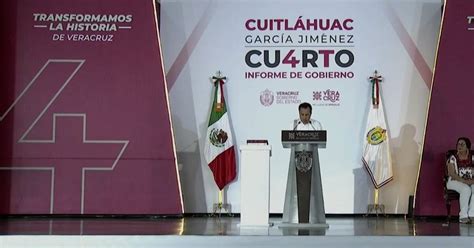 Cuitláhuac García Rinde Su Cuarto Informe De Gobierno Desde Pánuco