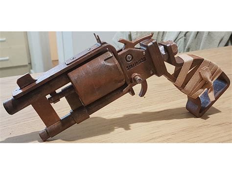 Fallout Pipe Revolver Pistol Stl Files For D Printing Etsy Uk