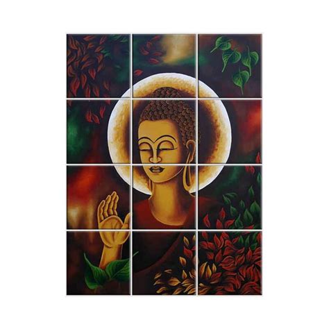 NISH Buddha Wall Tiles 007 Ceramic Digital Poster Wall Tiles NISH