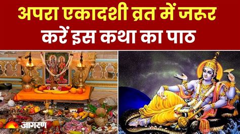 Apara Ekadashi 2024 अपरा एकादशी व्रत में जरूर करें इस कथा का पाठ सभी पापों से मिलेगी मुक्ति