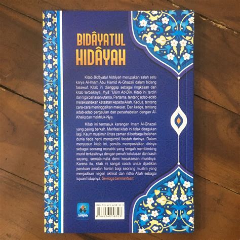 Buku Bidayatul Hidayah Hujjatul Islam Abu Hamid Al Ghazali Toko