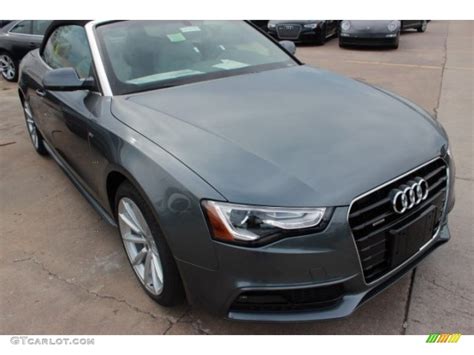 Monsoon Gray Metallic Audi A Premium Plus Quattro Convertible