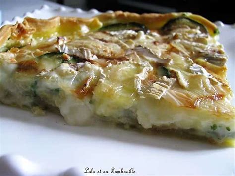 Tarte Aux Courgettes And Trois Fromages • Recette De Lolo Et Sa Tambouille