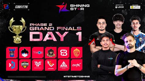 Free Fire Shining Star Phase Grand Finals Day Ft Team Mafias