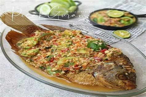 Resep Ikan Mujair Goreng Sambal Pecak Menu Nikmat Kaya Manfaat