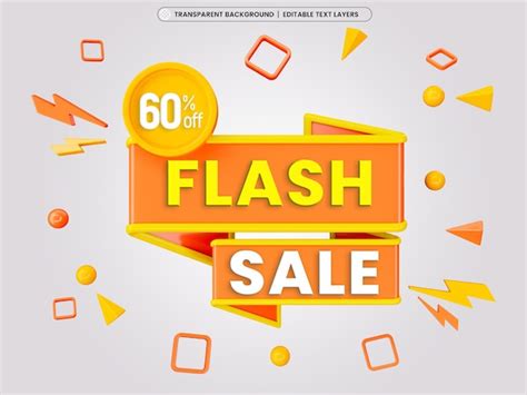 Premium Psd Flash Sale Modern Banner Promotional Template