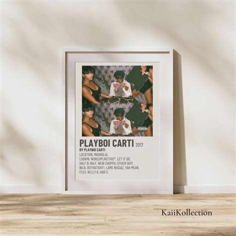 Playboi Carti Playboi Carti Album Poster Art Print Wall - Etsy