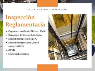 Servicios de SCI Control Inspección PPT