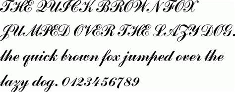 Commercial Script free font download