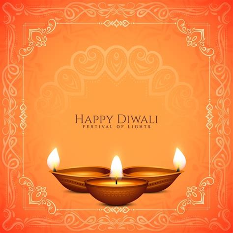 Premium Vector Illustration Of Happy Diwali Indian Festival