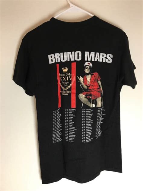 Bruno Mars Xxivk Magic World Tour 2018 Music Concert T Shirt Mens S