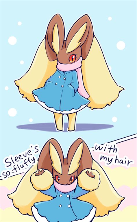 Lopunny Winter Clothed By Unousaya On Deviantart