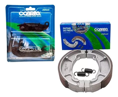 Kit Completo Pastilha Lona Freio Yamaha Xtz Crosser