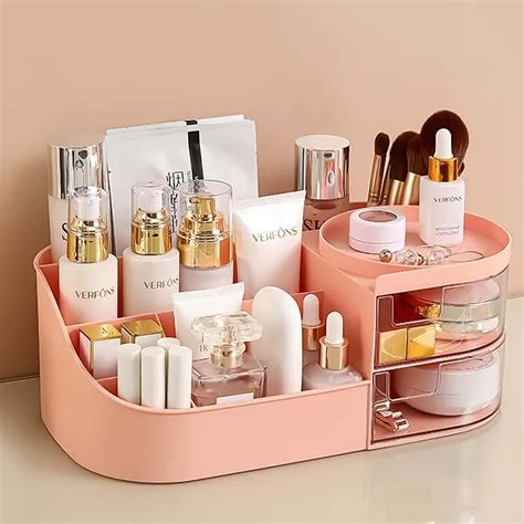 ALOXE Makeup Organizer Makeup Box For Storage Make Up Cosmetic