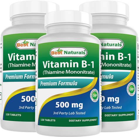 Best Naturals Vitamin B Mg Thiamine Mononitrate Pack