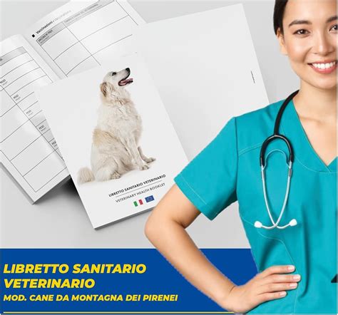 Libretto Sanitario Veterinario X Cm Cane Da Montagna Dei Pirenei