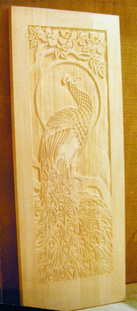 Sandblasted Peacock Door By Houseofchabrier On Deviantart