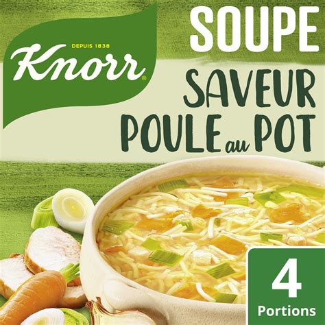 Soupe D Shydrat E Poule Au Pot Aux Petits L Gumes Knorr Le Sachet De