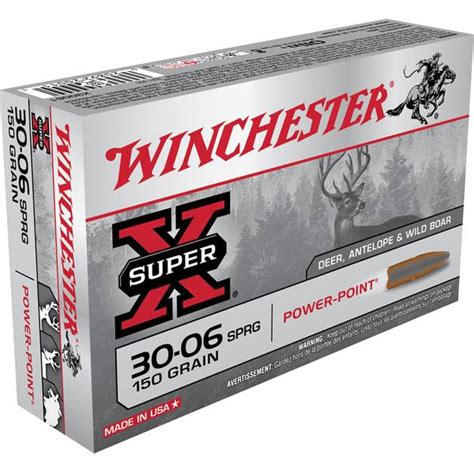 Winchester Springfield Power Point Centerfire Rifle Ammo