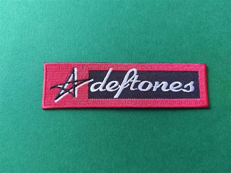 Deftones Patch Sewiron On Embroidered Badge Etsy Denmark