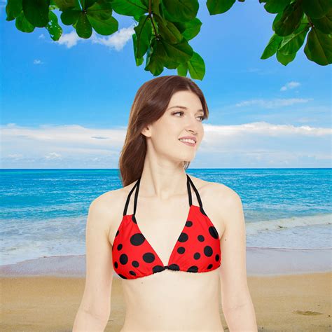 Ladybug Bikini Cute As A Bug Etsy