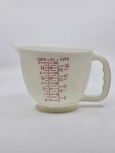 Vtg 1977 Tupperware Mix N Store 4 Cup 1 Liter Measuring Cup Pitcher