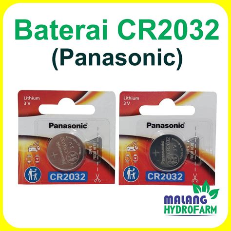 Jual Baterai Cr Panasonic Original Batere Kancing Alat Tds Ec