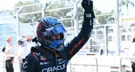 Formule 1 Max Verstappen Partira En Pole Position Du GP De Miami