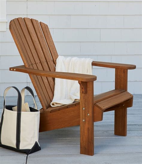 Eucalyptus Adirondack Lounger | Chairs at L.L.Bean