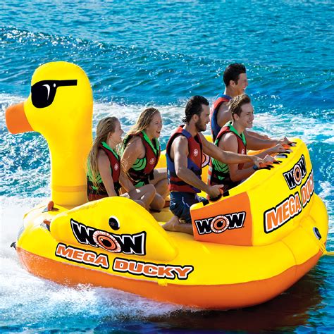 Wow Watersports 19 1060 Mega Ducky 5 Rider Towable Boating Lake Tube