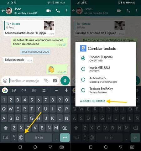 C Mo Cambiar El Teclado De Whatsapp Gu A Paso A Paso En Espa Ol Como