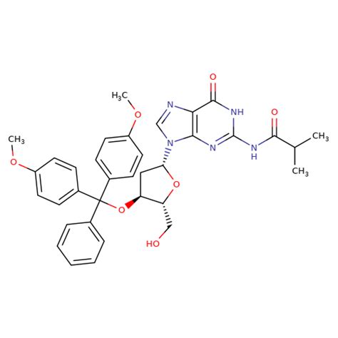 ND06928 140712 81 8 2 Deoxy 3 O DMT N2 Isobutyrylguanosine