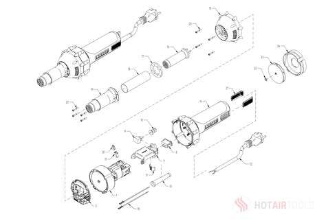 Triac ST Replacement Parts Hot Air Tools