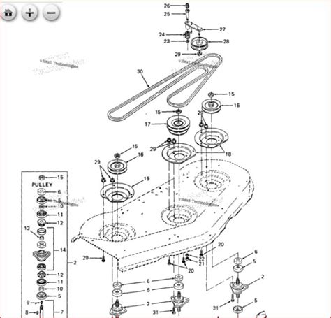 Cub Cadet 2182 54 Mower Deck Belt Routing My Tractor Forum