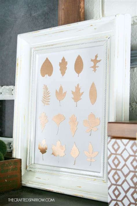 Copper Leaf Specimen Art Fall Decor Diy Decor Decor Ideas Craft