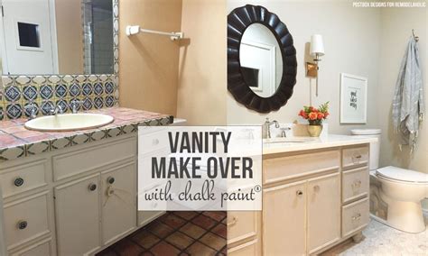 How To Paint Bathroom Cabinets With Chalk Paint Rispa