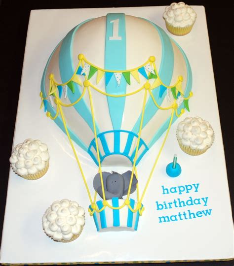 The Bakery Next Door Hot Air Balloon Birthday Cake