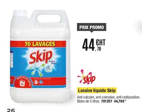 Offre Lessive Liquide Skip Chez Plein Ciel