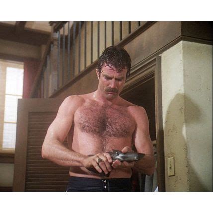 Tom Selleck Shirtless Magnum Rare Glossy 8X10 Photo Yqp 16 On EBid