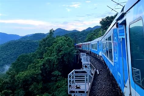 Vizag To Araku Valley Vistadome Train Journey Is Flanked By Lush ...